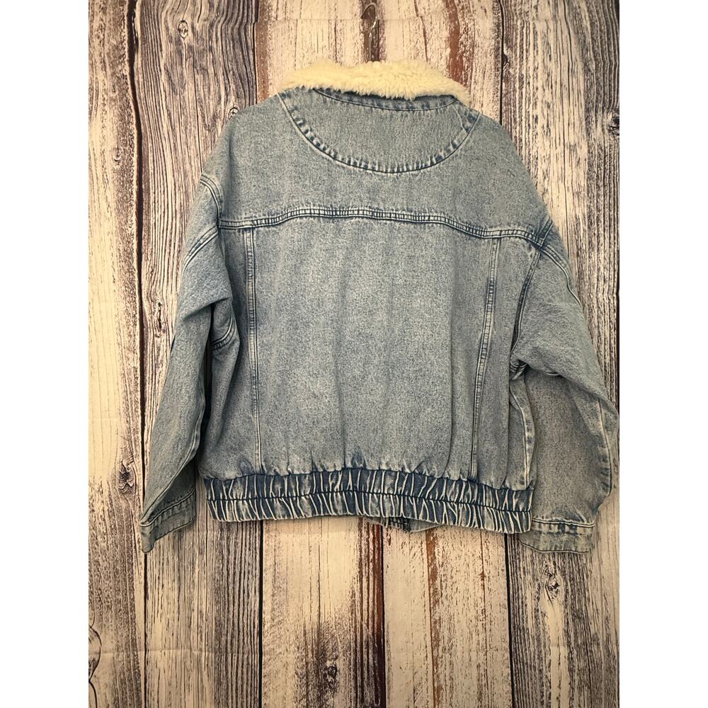 Mono B Women's Denim Jean Jacket Size M - Picture 7 of 7